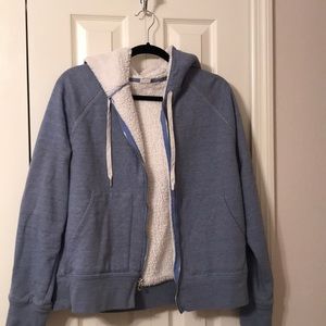 Sherpa lined sweatshirt
